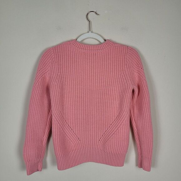Banana Republic Sweater Womens Small Pink Wool Knit Chunky Crewneck Minimalist - Picture 2 of 7